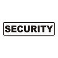 Magnetschild Schild SECURITY