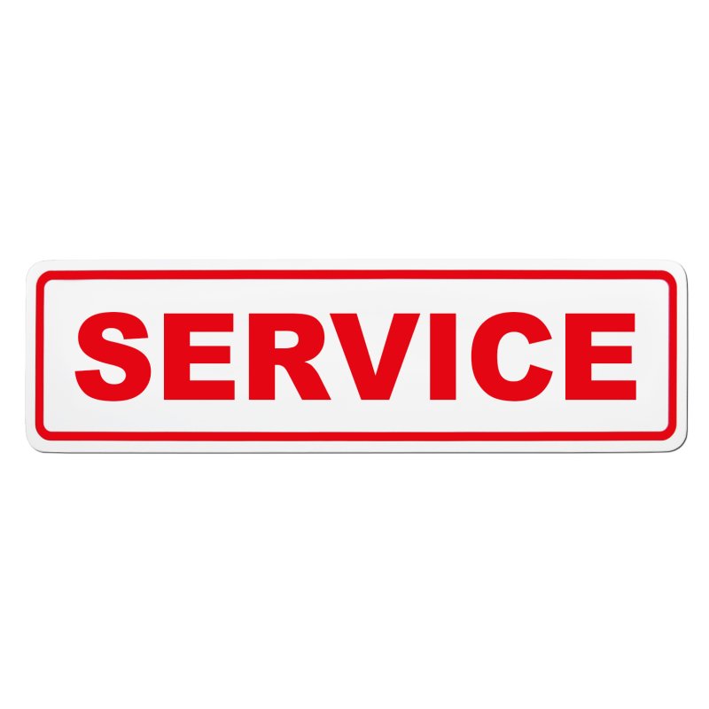 Magnetschild Schild SERVICE