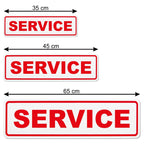 Magnetschild Schild SERVICE