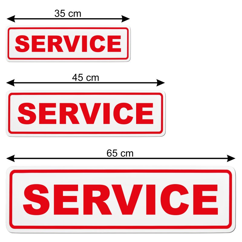 Magnetschild Schild SERVICE