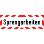 Magnetschild Schild Sprengarbeiten