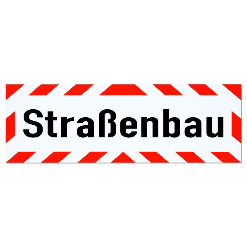 Magnetschild Schild Straßenbau