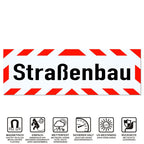 Magnetschild Schild Straßenbau