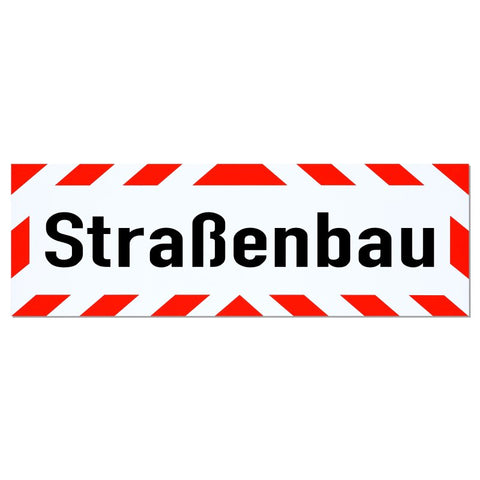 Magnetschild Schild Straßenbau