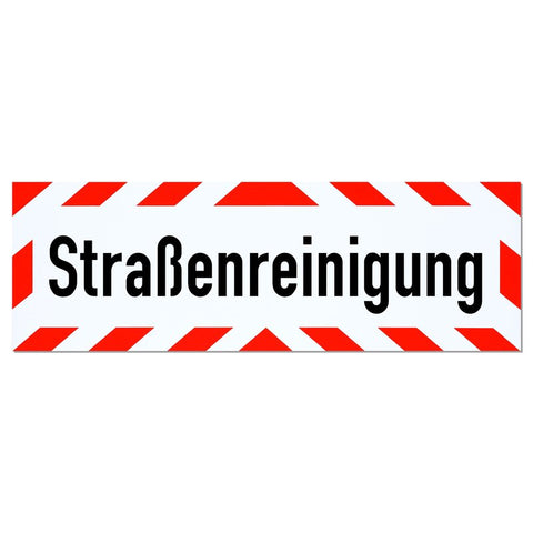 Magnetschild Schild Straßenreinigung