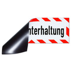 Magnetschild Schild Straßenunterhaltung