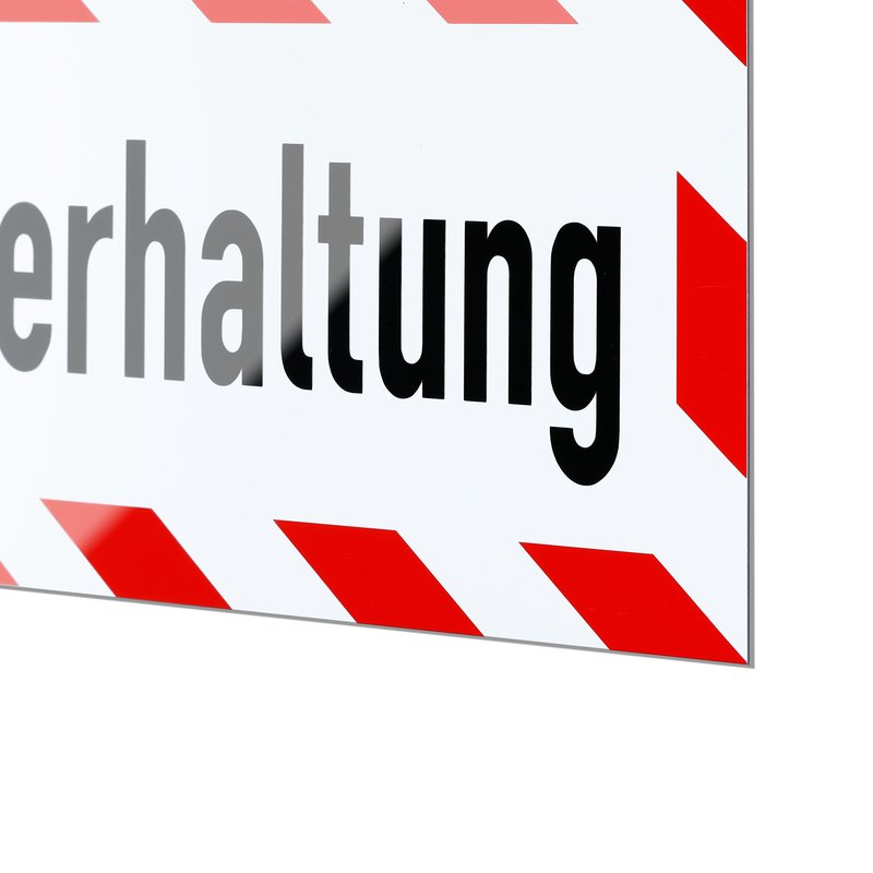 Magnetschild Schild Straßenunterhaltung