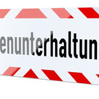 Magnetschild Schild Straßenunterhaltung