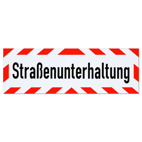 Magnetschild Schild Straßenunterhaltung
