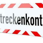 Magnetschild Schild Streckenkontrolle