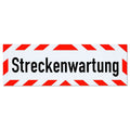 Magnetschild Schild Streckenwartung