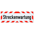 Magnetschild Schild Streckenwartung