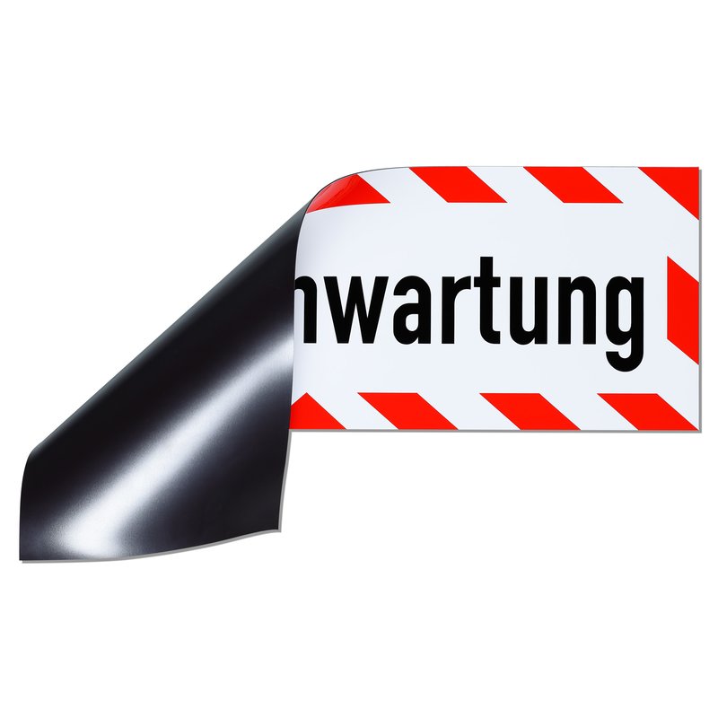 Magnetschild Schild Streckenwartung
