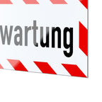Magnetschild Schild Streckenwartung