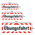 Magnetschild Schild Übungsfahrt