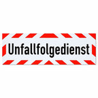 Magnetschild Schild Unfallfolgedienst