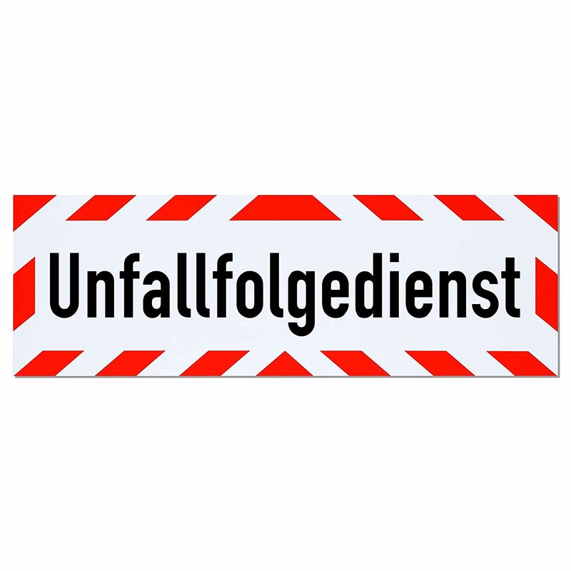 Magnetschild Schild Unfallfolgedienst