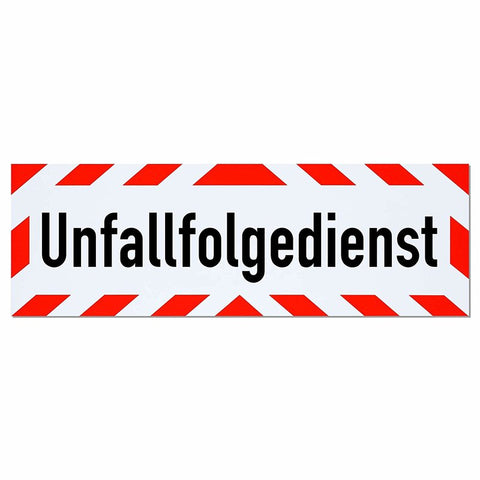 Magnetschild Schild Unfallfolgedienst