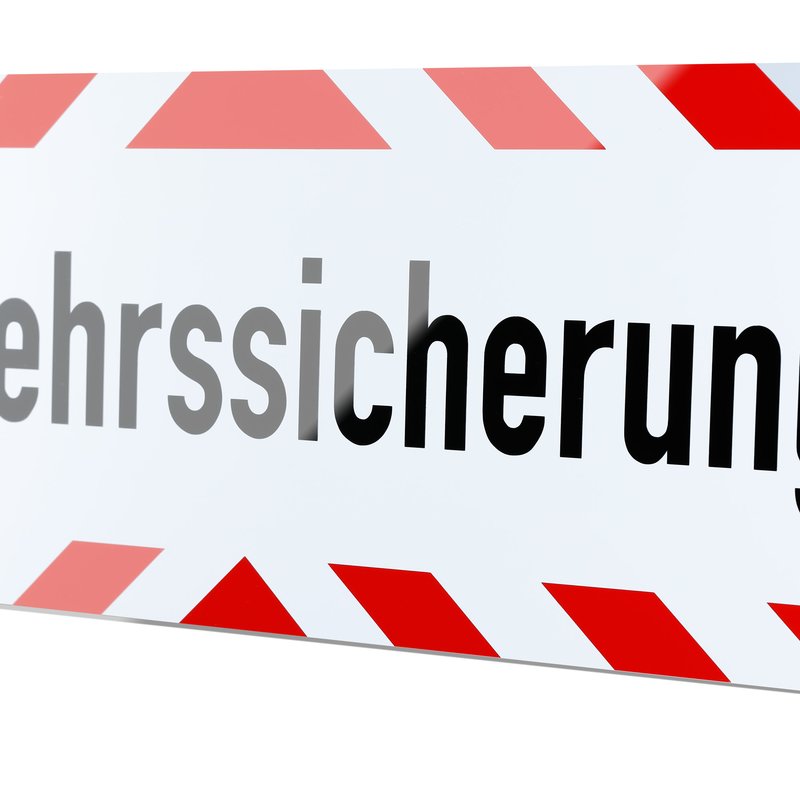 Magnetschild Schild Verkehrssicherung