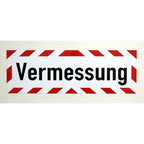 Magnetschild Schild Vermessung