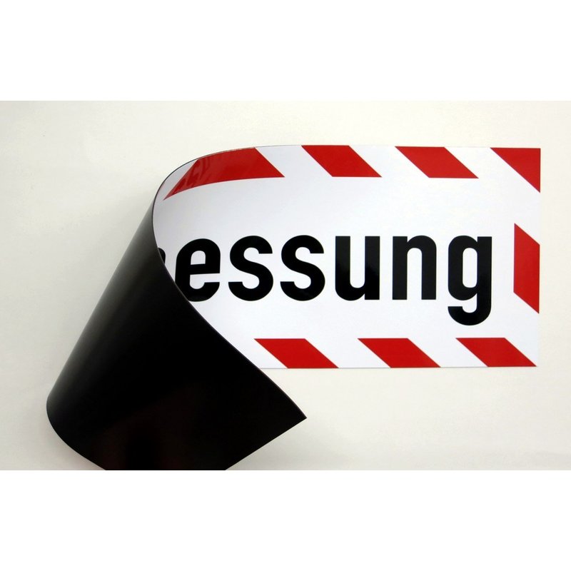 Magnetschild Schild Vermessung