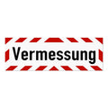 Magnetschild Schild Vermessung