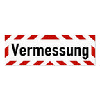 Magnetschild Schild Vermessung