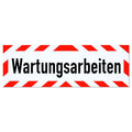 Magnetschild Schild Wartungsarbeiten