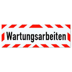 Magnetschild Schild Wartungsarbeiten