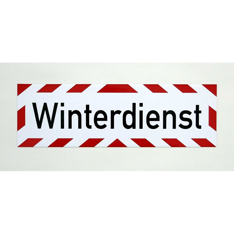 Magnetschild Schild Winterdienst