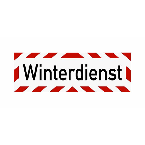 Magnetschild Schild Winterdienst