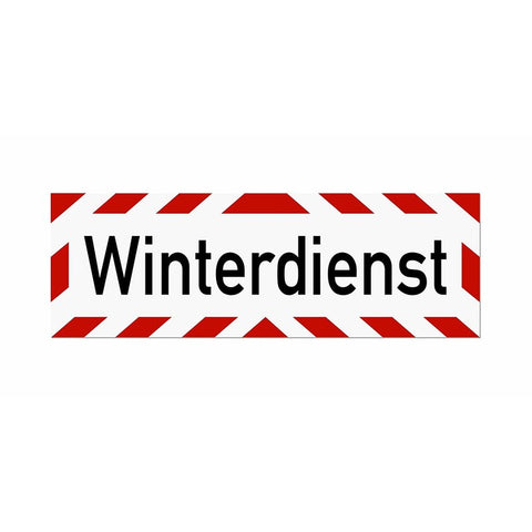 Magnetschild Schild Winterdienst