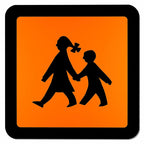 Magnetschild Schulbus / Schulbusschild Warntafel Schulbustafel Magnettafel Schild magnetisch