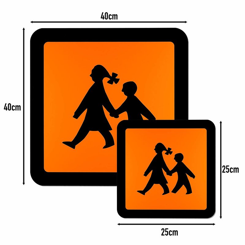 Magnetschild Schulbus / Schulbusschild Warntafel Schulbustafel Magnettafel Schild magnetisch