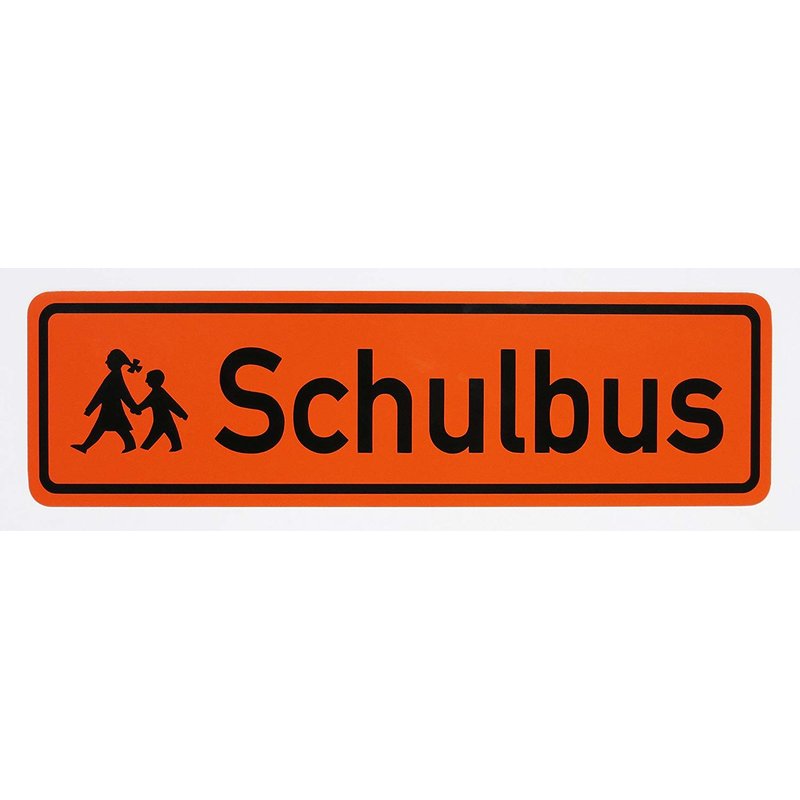 Magnetschild Schulbus / Zusatzkennzeichnung / Schulbusschild Schild magnetisch / lieferbar in drei Größen