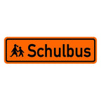 Magnetschild Schulbus / Zusatzkennzeichnung / Schulbusschild Schild magnetisch / lieferbar in drei Größen