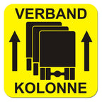 Magnetschild VERBAND KOLONNE | Schild magnetisch mit Piktogramm