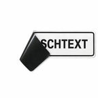 Dein WUNSCHTEXT Magnetschild / Selbstklebende Folie für Auto und Metalloberflächen - Benutzerdefiniert
