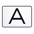 Magnetische Warntafel für Abfalltransporte / A-Tafel Abfall-Schild Abfalltafel Abfallwarntafel A-Schild (40 x 30 cm)