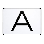 Magnetische Warntafel für Abfalltransporte / A-Tafel Abfall-Schild Abfalltafel Abfallwarntafel A-Schild (40 x 30 cm)