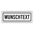 Dein WUNSCHTEXT Magnetschild / Selbstklebende Folie für Auto und Metalloberflächen - Benutzerdefiniert